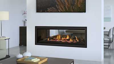 Greenfire GF1500LST see through gas fire