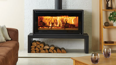 Stovax wood fireplace