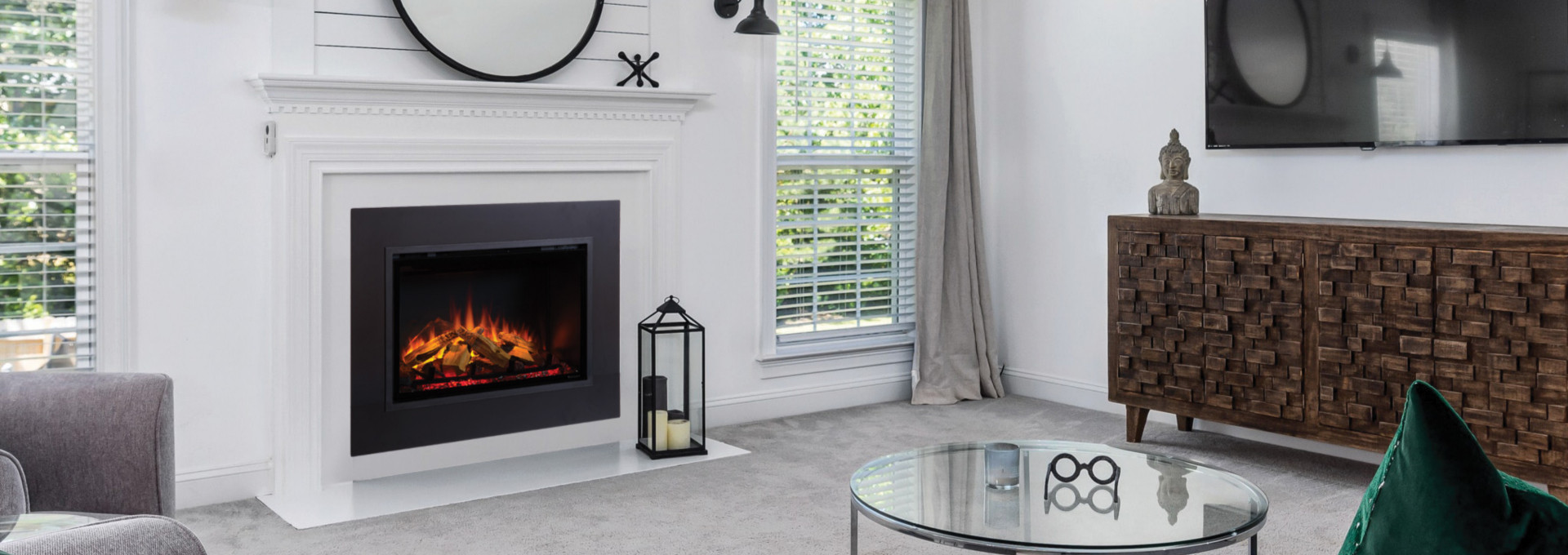 Upgrade existing fireplaces with electric inbuilts or use as an electric fireplace