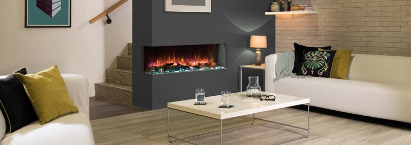 eReflex E110 Corner Electric Fireplace in Australia