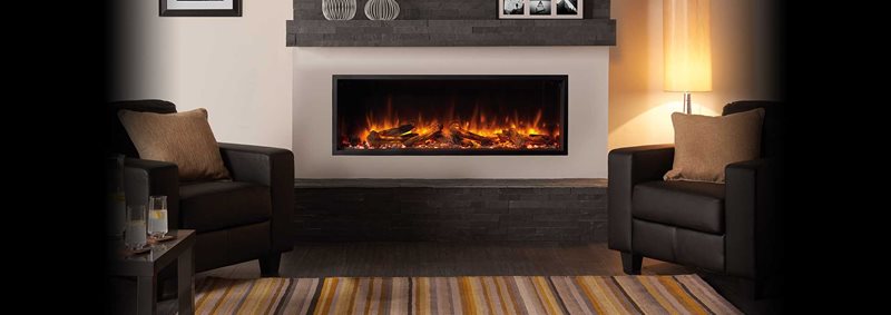 eReflex E135 modern electric fire in Australia