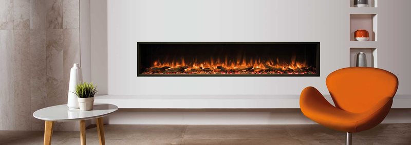 Extra Large E195 Modern Electric Fireplace