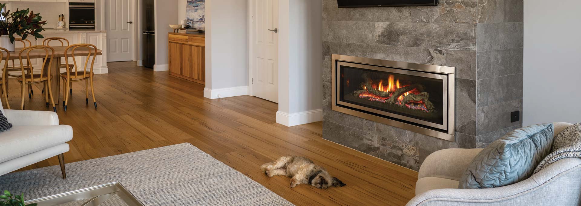 With combustible finishing, create the look you desire!