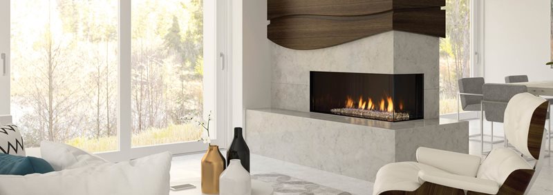 2022 Trendy Fireplace: City Series Corner gas fire