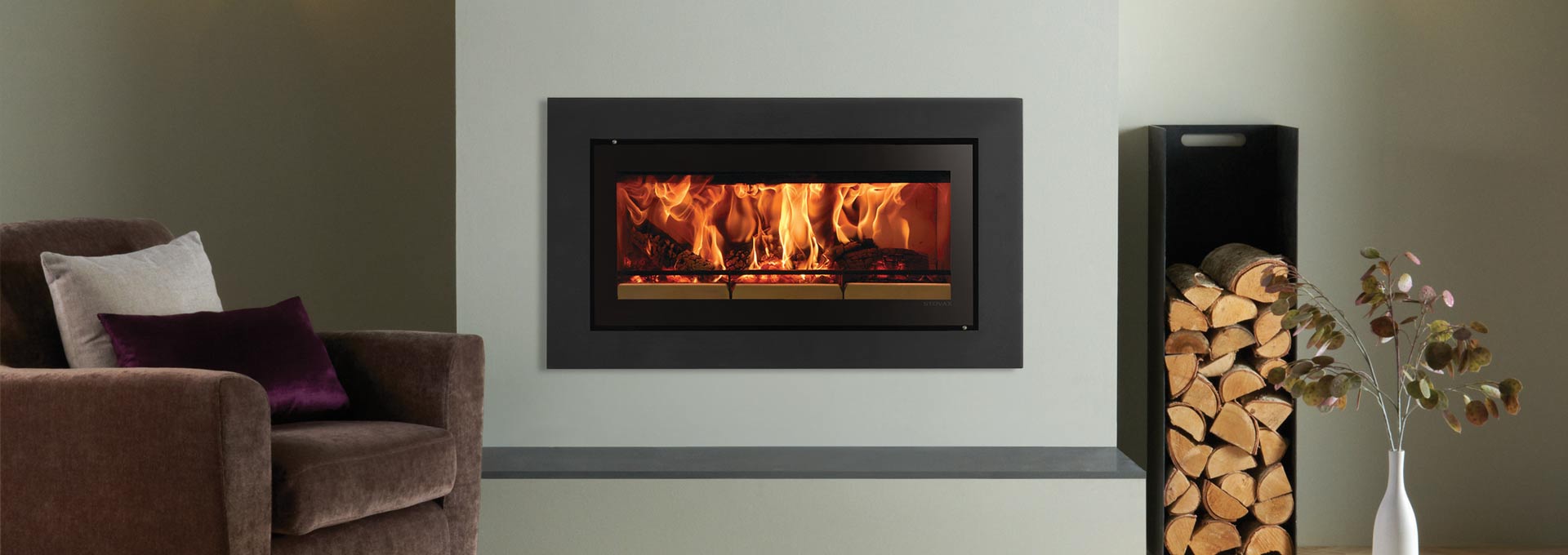 Linear Wood Fireplace Stovax Studio Stv2c Regency Fireplace