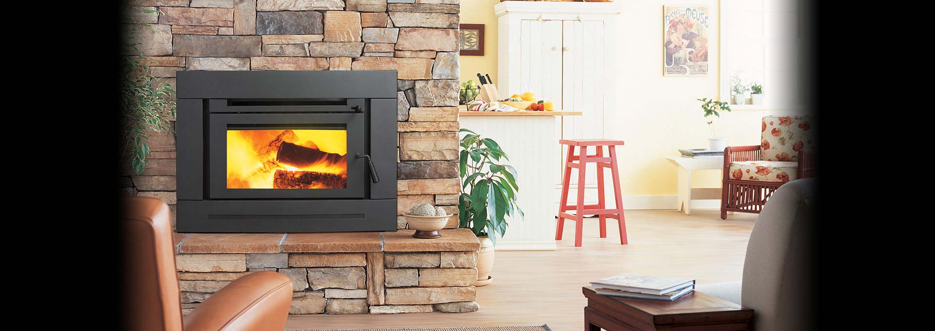 Bellerive shown with black 3-sided fascia