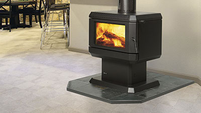 Albany wood freestanding fire