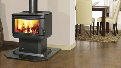 Gosford wood freestanding fire