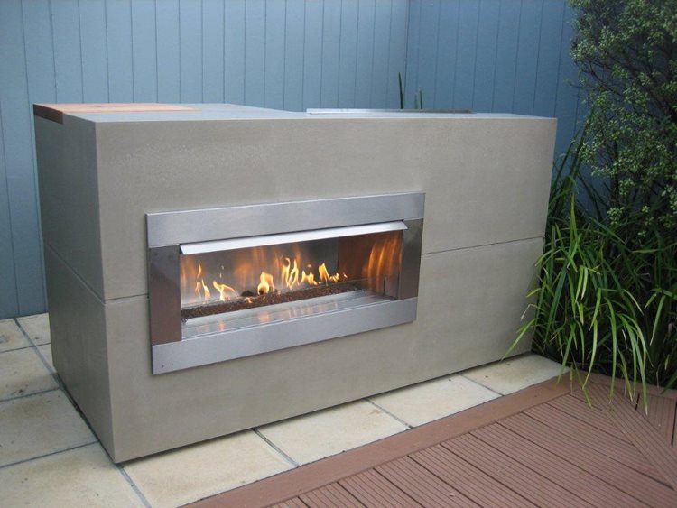 HZO42 outdoor gas fire